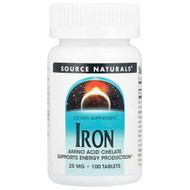 <img alt="Source Naturals, Iron, 25 mg, 100 Tablets" title="Source Naturals, Iron, 25 mg, 100 Tablets,021078003120"