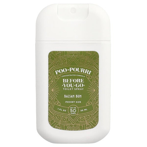 <img alt="Poo-Pourri, Before-You-Go Toilet Spray, Pocket Sprayer, Balsam Bum, 1 fl oz (30 ml)" title="Poo-Pourri, Before-You-Go Toilet Spray, Pocket Sprayer, Balsam Bum, 1 fl oz (30 ml),848858027172"