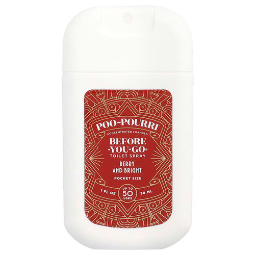 <img alt="Poo-Pourri, Before-You-Go Toilet Spray, Pocket Sprayer, Berry and Bright, 1 fl oz (30 ml)" title="Poo-Pourri, Before-You-Go Toilet Spray, Pocket Sprayer, Berry and Bright, 1 fl oz (30 ml),848858027189"