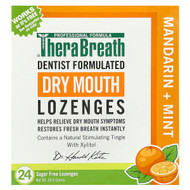 <img alt="TheraBreath, Dry Mouth Lozenges, Mandarin + Mint, 24 Sugar Free Lozenges" title="TheraBreath, Dry Mouth Lozenges, Mandarin + Mint, 24 Sugar Free Lozenges,697029241127"
