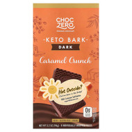 <img alt="ChocZero, Keto Bark, Dark Chocolate, Caramel Crunch, 8 Mini Bars, 3.2 oz (90 g)" title="ChocZero, Keto Bark, Dark Chocolate, Caramel Crunch, 8 Mini Bars, 3.2 oz (90 g),850035359143"