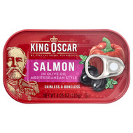 <img alt="King Oscar, Skinless & Boneless Salmon in Olive Oil, Mediterranean Style, 4.05 oz (115 g)" title="King Oscar, Skinless & Boneless Salmon in Olive Oil, Mediterranean Style, 4.05 oz (115 g),034800600764"