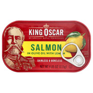 <img alt="King Oscar, Skinless & Boneless Salmon in Olive Oil with Lemon, 4.05 oz (115 g)" title="King Oscar, Skinless & Boneless Salmon in Olive Oil with Lemon, 4.05 oz (115 g),034800600771"