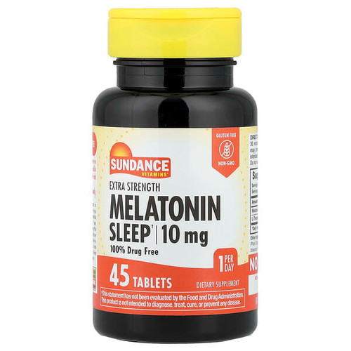 <img alt="Sundance Vitamins, Melatonin Sleep, 45 Tablets" title="Sundance Vitamins, Melatonin Sleep, 45 Tablets,840093103802"