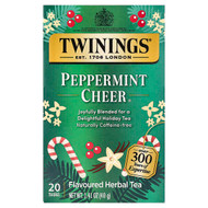 <img alt="Twinings, Flavored Herbal Tea, Peppermint Cheer, Caffeine Free, 20 Tea Bags, 1.41 oz (40 g)" title="Twinings, Flavored Herbal Tea, Peppermint Cheer, Caffeine Free, 20 Tea Bags, 1.41 oz (40 g),070177178024"