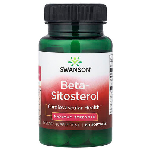 <img alt="Swanson Vitamins, Beta-Sitosterol, Maximum Strength, 60 Softgels (160 mg per Softgel)" title="Swanson Vitamins, Beta-Sitosterol, Maximum Strength, 60 Softgels (160 mg per Softgel),087614017907"