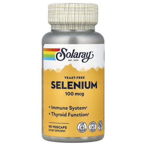 <img alt="Solaray, Selenium, 100 mcg, 90 VegCaps" title="Solaray, Selenium, 100 mcg, 90 VegCaps,076280046762"