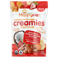 <img alt="Happy Family Organics, Happy Baby, Organic Fruit & Veggie Creamies, Crawling Baby, Strawberry, Butternut Squash & Banana, 1 oz (28 g)" title="Happy Family Organics, Happy Baby, Organic Fruit & Veggie Creamies, Crawling Baby, Strawberry, Butternut Squash & Banana, 1 oz (28 g),819573017779"