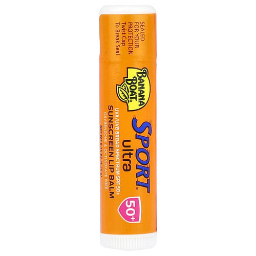 <img alt="Banana Boat, Sport Ultra, Sunscreen Lip Balm, SPF 50+, 2 Pack, 0.15 oz (4.25 g) Each" title="Banana Boat, Sport Ultra, Sunscreen Lip Balm, SPF 50+, 2 Pack, 0.15 oz (4.25 g) Each,079656132007"