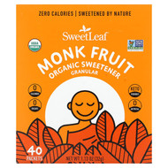 <img alt="SweetLeaf Stevia, Monk Fruit Organic Sweetener Granular, 40 Packets, 0.28 oz (0.8 g) Each" title="SweetLeaf Stevia, Monk Fruit Organic Sweetener Granular, 40 Packets, 0.28 oz (0.8 g) Each,716123130004"