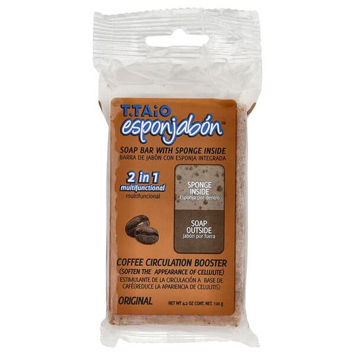 <img alt="T. Taio, Soap Bar With Sponge Inside, Coffee Circulation Booster, Original, 4.2 oz (120 g)" title="T. Taio, Soap Bar With Sponge Inside, Coffee Circulation Booster, Original, 4.2 oz (120 g),741021020195"