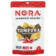 <img alt="Nora Snacks, Seaweed Snacks, Tempura, Spicy, 1.41 oz (40 g)" title="Nora Snacks, Seaweed Snacks, Tempura, Spicy, 1.41 oz (40 g),855258006249"