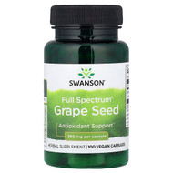 <img alt="Swanson Vitamins, Full Spectrum Grape Seed, 380 mg, 100 Vegan Capsules" title="Swanson Vitamins, Full Spectrum Grape Seed, 380 mg, 100 Vegan Capsules,087614110073"