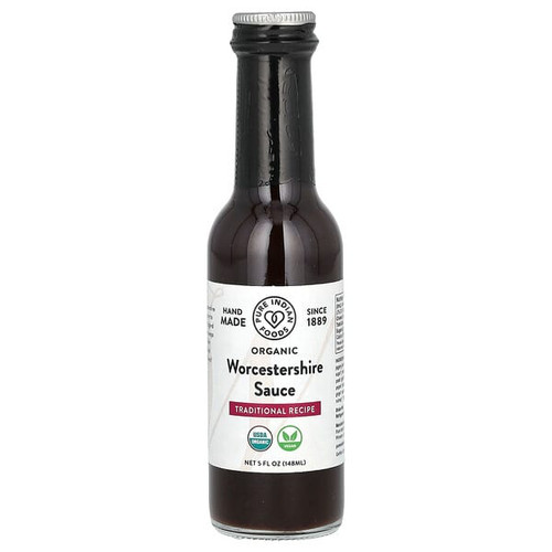 <img alt="Pure Indian Foods, Organic Worcestershire Sauce, 5 fl oz (148 ml)" title="Pure Indian Foods, Organic Worcestershire Sauce, 5 fl oz (148 ml),850035485019"
