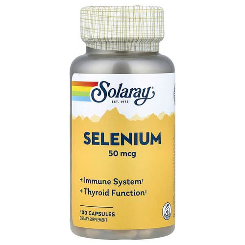 <img alt="Solaray, Selenium, 50 mcg , 100 Capsules" title="Solaray, Selenium, 50 mcg , 100 Capsules,076280046809"