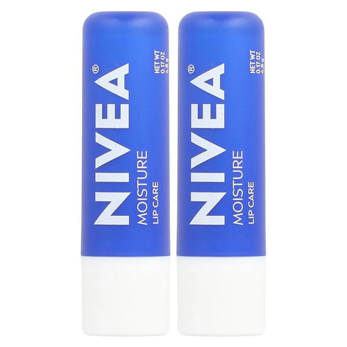<img alt="Nivea, Moisture Lip Care, 2 Sticks, 0.17 oz (4.8 g) Each" title="Nivea, Moisture Lip Care, 2 Sticks, 0.17 oz (4.8 g) Each,072140018689"