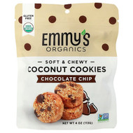 <img alt="Emmys Organic Cookies, Soft & Chewy Coconut Cookies, Chocolate Chip, 4 oz (113 g)" title="Emmys Organic Cookies, Soft & Chewy Coconut Cookies, Chocolate Chip, 4 oz (113 g),850711006347"