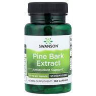 <img alt="Swanson Vitamins, Pine Bark Extract, Standardized, 50 mg, 100 Capsules" title="Swanson Vitamins, Pine Bark Extract, Standardized, 50 mg, 100 Capsules,087614141602"
