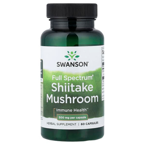 <img alt="Swanson Vitamins, Full Spectrum Shiitake Mushroom, 500 mg, 60 Capsules" title="Swanson Vitamins, Full Spectrum Shiitake Mushroom, 500 mg, 60 Capsules,087614113395"
