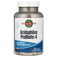 <img alt="KAL, Acidophilus Probiotic-4, 100 VegCaps" title="KAL, Acidophilus Probiotic-4, 100 VegCaps,021245500131"