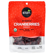 <img alt="Elan, Organic Dried Cranberries, 6.2 oz (175 g)" title="Elan, Organic Dried Cranberries, 6.2 oz (175 g),805509080405"