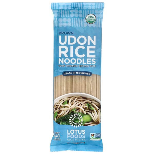 <img alt="Lotus Foods, Brown Udon Rice Noodles, 8 oz (227 g)" title="Lotus Foods, Brown Udon Rice Noodles, 8 oz (227 g),708953641065"