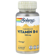 <img alt="Solaray, Timed Release, Vitamin B-6, 100 mg, 60 VegCaps" title="Solaray, Timed Release, Vitamin B-6, 100 mg, 60 VegCaps,076280127423"