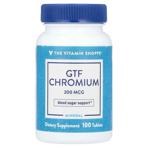 <img alt="The Vitamin Shoppe, GTF Chromium, 200 mcg, 100 Tablets" title="The Vitamin Shoppe, GTF Chromium, 200 mcg, 100 Tablets,766536010745"
