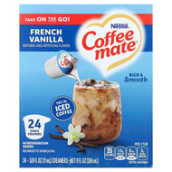 <img alt="Coffee Mate, Liquid Coffee Creamer, French Vanilla, 24 Single Creamers, 3-8 fl oz (11 ml) Each" title="Coffee Mate, Liquid Coffee Creamer, French Vanilla, 24 Single Creamers, 3-8 fl oz (11 ml) Each,050000341023"