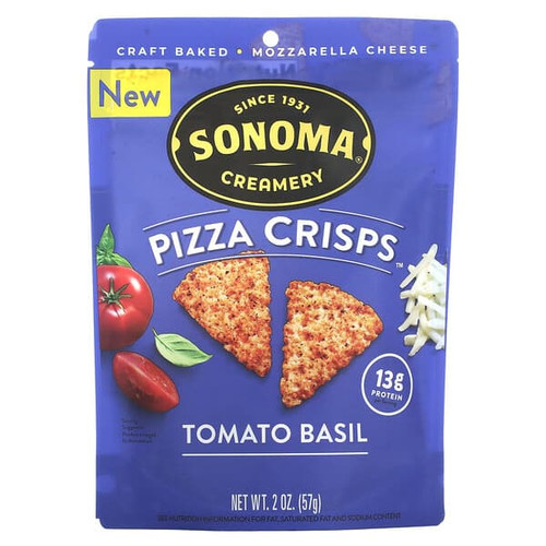 <img alt="Sonoma Creamery, Pizza Crisps, Tomato Basil, 2 oz (57 g)" title="Sonoma Creamery, Pizza Crisps, Tomato Basil, 2 oz (57 g),023278526027"