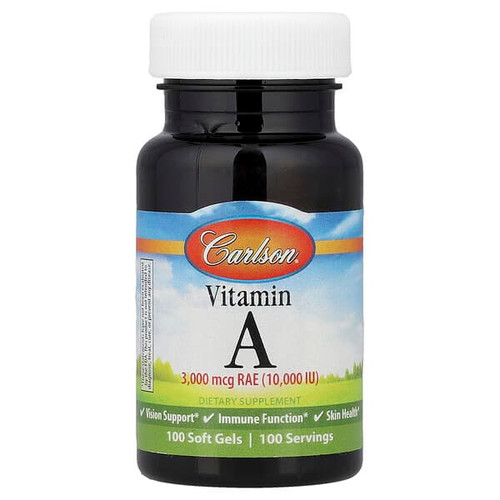 <img alt="Carlson, Vitamin A, 3,000 mcg RAE (10,000 IU), 100 Soft Gels" title="Carlson, Vitamin A, 3,000 mcg RAE (10,000 IU), 100 Soft Gels,088395011115"