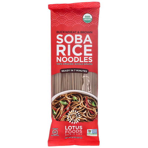 <img alt="Lotus Foods, Buckwheat & Brown Soba Rice Noodles, 8 oz (227 g)" title="Lotus Foods, Buckwheat & Brown Soba Rice Noodles, 8 oz (227 g),708953641058"