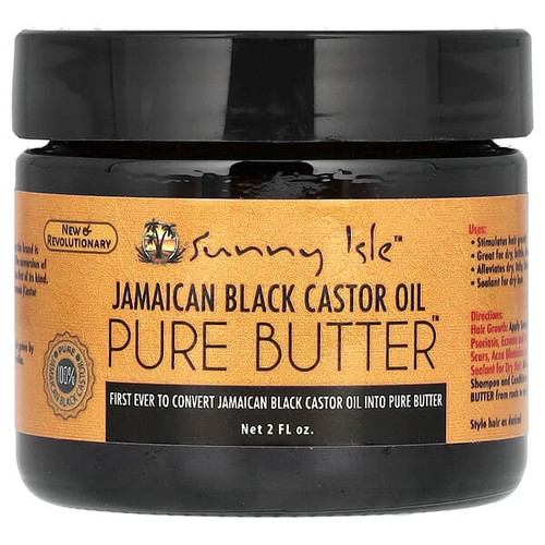 <img alt="Sunny Isle, Jamaican Black Castor Oil, Pure Butter, 2 fl oz" title="Sunny Isle, Jamaican Black Castor Oil, Pure Butter, 2 fl oz,856484005938"