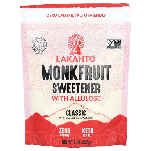 <img alt="Lakanto, Monkfruit Sweetener with Allulose, Classic , 8 oz (227 g)" title="Lakanto, Monkfruit Sweetener with Allulose, Classic , 8 oz (227 g),843076003830"