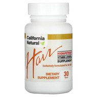<img alt="California Natural, Hair, High Potency, 30 Tablets" title="California Natural, Hair, High Potency, 30 Tablets,011821910300"