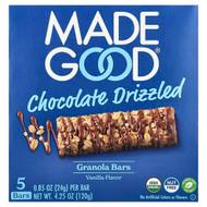 <img alt="MadeGood, Granola Bars, Chocolate Drizzled, Vanilla, 5 Bars, 0.85 oz (24 g) Each" title="MadeGood, Granola Bars, Chocolate Drizzled, Vanilla, 5 Bars, 0.85 oz (24 g) Each,687456214153"