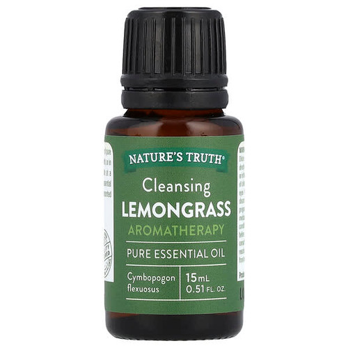 <img alt="Natures Truth, Pure Essential Oil, Cleansing Lemongrass, 0.51 fl oz (15 ml)" title="Natures Truth, Pure Essential Oil, Cleansing Lemongrass, 0.51 fl oz (15 ml),840093110978"