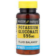 <img alt="Mason Natural, Potassium Gluconate, 595 mg, 100 Tablets" title="Mason Natural, Potassium Gluconate, 595 mg, 100 Tablets,311845061812"