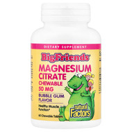 <img alt="Natural Factors, Big Friends, Magnesium Citrate, Bubble Gum, 50 mg, 60 Chewable Tablets" title="Natural Factors, Big Friends, Magnesium Citrate, Bubble Gum, 50 mg, 60 Chewable Tablets,068958016481"