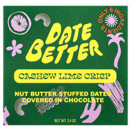 <img alt="Date Better Snacks, Dates, Cashew Lime Crisp, 2.4 oz" title="Date Better Snacks, Dates, Cashew Lime Crisp, 2.4 oz,810207711988"
