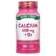 <img alt="Natures Truth, Calcium + D3, 60 Coated Caplets" title="Natures Truth, Calcium + D3, 60 Coated Caplets,840093105943"