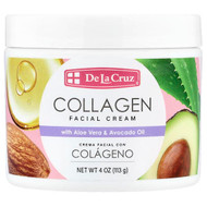 <img alt="De La Cruz, Collagen Facial Cream With Aloe Vera & Avocado Oil, 4 oz (113 g)" title="De La Cruz, Collagen Facial Cream With Aloe Vera & Avocado Oil, 4 oz (113 g),024286191504"