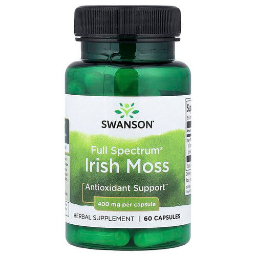 <img alt="Swanson Vitamins, Full Spectrum Irish Moss, 400 mg, 60 Capsules" title="Swanson Vitamins, Full Spectrum Irish Moss, 400 mg, 60 Capsules,087614112916"