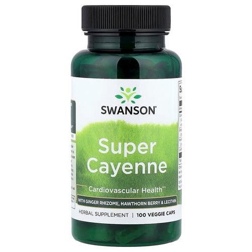 <img alt="Swanson Vitamins, Super Cayenne, 100 Veggie Caps" title="Swanson Vitamins, Super Cayenne, 100 Veggie Caps,087614117386"