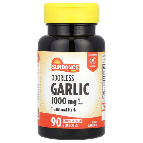 <img alt="Sundance Vitamins, Odorless Garlic, 90 Quick Release Softgels (500 mg per Softgel)" title="Sundance Vitamins, Odorless Garlic, 90 Quick Release Softgels (500 mg per Softgel),840093102447"
