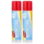 <img alt="Carmex, Weather Guard, Moisturizing Lip Balm, SPF 30, 2 Pack, 0.15 oz (4.25 g) Each" title="Carmex, Weather Guard, Moisturizing Lip Balm, SPF 30, 2 Pack, 0.15 oz (4.25 g) Each,083078018276"