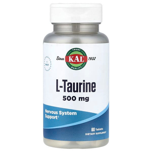 <img alt="KAL, L-Taurine , 500 mg, 60 Tablets" title="KAL, L-Taurine , 500 mg, 60 Tablets,021245794592"