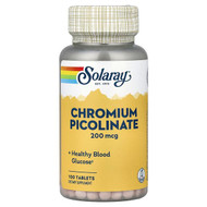<img alt="Solaray, Chromium Picolinate, 200 mcg, 100 Tablets" title="Solaray, Chromium Picolinate, 200 mcg, 100 Tablets,076280045895"