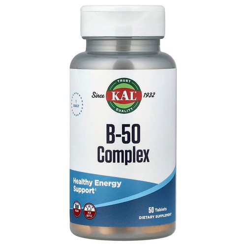 <img alt="KAL, B-50 Complex, 50 Tablets" title="KAL, B-50 Complex, 50 Tablets,021245542063"