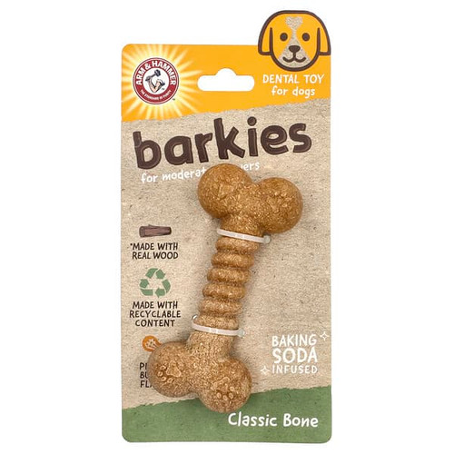 <img alt="Arm & Hammer, Barkies For Moderate Chewers, Dental Toy For Dogs, Ring, Peanut Butter, 1 Toy" title="Arm & Hammer, Barkies For Moderate Chewers, Dental Toy For Dogs, Ring, Peanut Butter, 1 Toy,742797968537"